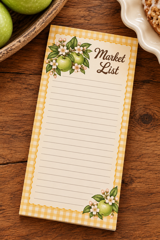 Apple Market List Notepad image 0