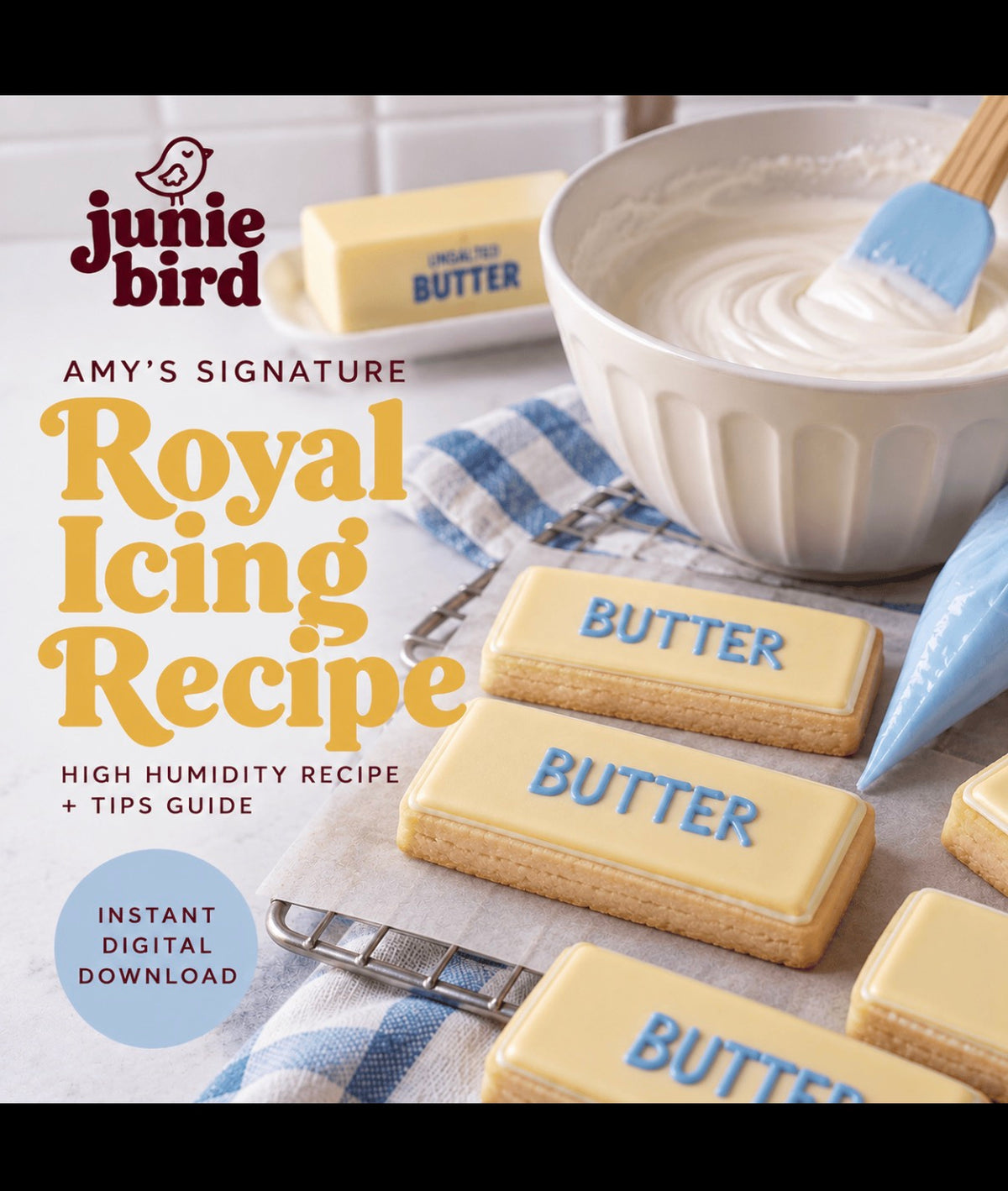 Junie Bird High-Humidity Royal Icing Recipe