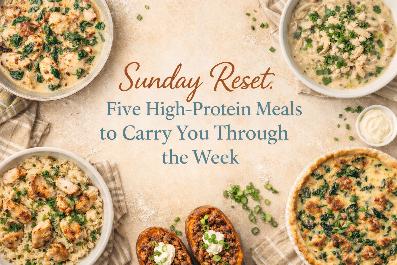 Sunday Reset: High-Protein Meals to Carry You Through the Week