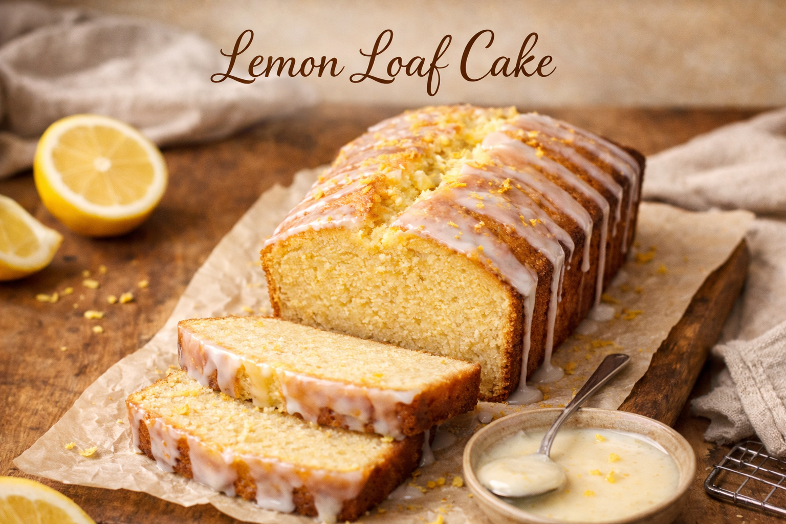 🍋 Lemon Loaf Cake