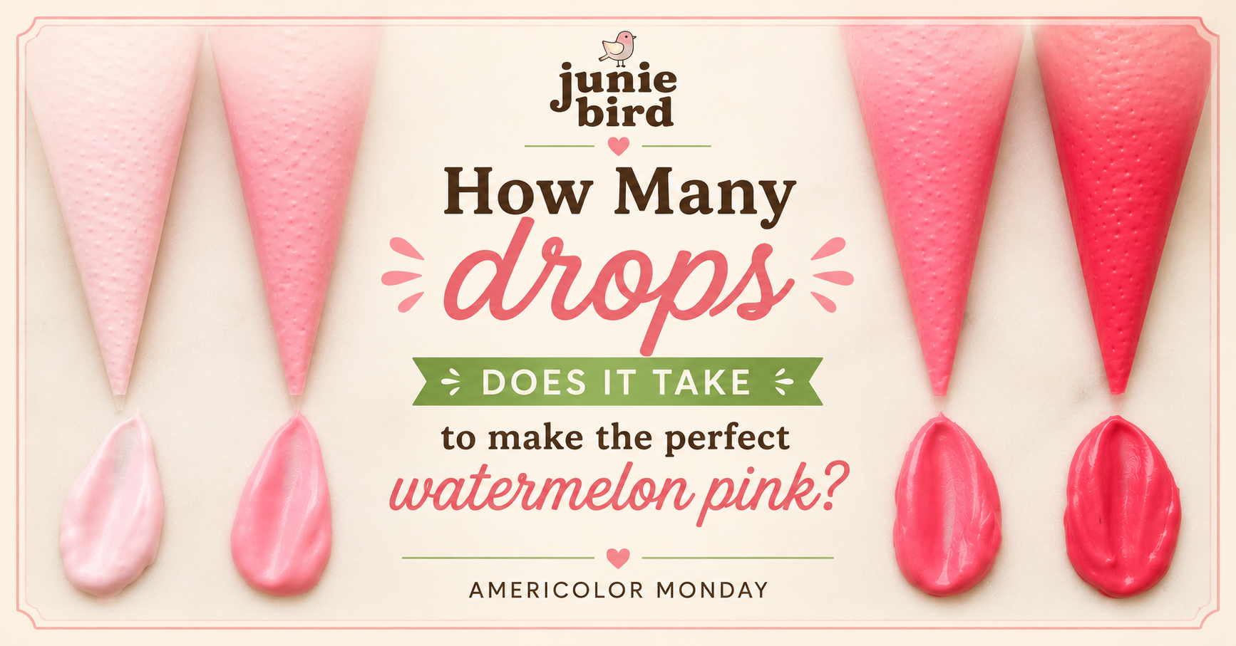 How Many Drops Make the Perfect Watermelon Pink? | Americolor Monday