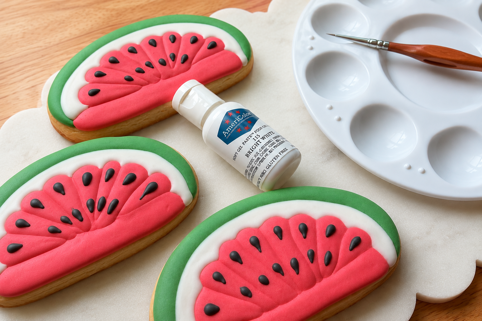 How I Paint Sunny Highlights on Decorated Cookies